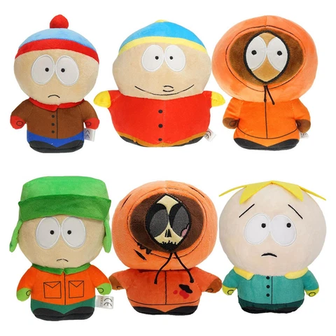 18cm South The Park Cartoon Plush Toys Kyle Kenny Cartman Anime Plush Soft Cover