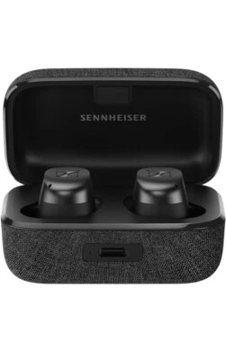 Sennheiser Momentum True Wireless 3 Noise Cancelling In-Ear Headphones Graphite - Image 1 of 4