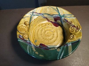 Turtle Theme Studio Pottery Catch-all Bowl 7 1/8" x 2" - Imagen 1 de 11