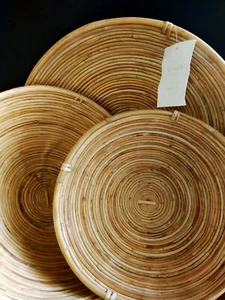 Giant Ratan Bowl Se oft 3 ETHOS homewares - Picture 1 of 3