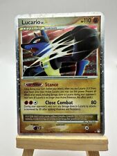 Lucario LV.X 122/123 Holo Rare Card - 2007 Pokémon Mysterious Treasures - LP