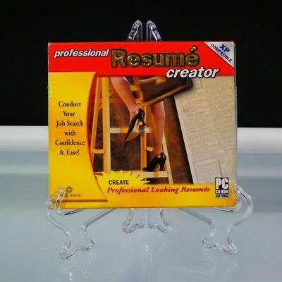 Professional Resume Creator COSMI 2003 PC CD ROM Software - Image 1 of 4