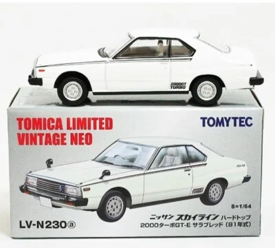Tomytec Tomy Tomica Vintage NEO LV-N230a Nissan Skyline HT 2000 Turbo GT-E 1:64 - Image 1 of 4