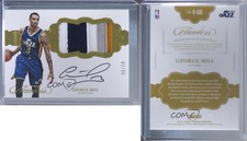 2016-17 Panini Flawless Horizontal Gold /10 George Hill #H-GHI Patch Auto