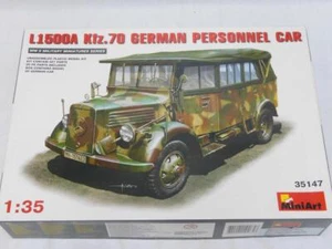 1/35 MINIART Mercedes L1500A Kfz 70 German Personnel Car Plastic Model Kit 35147 - Picture 1 of 2