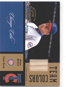 2004 Donruss Classics Team Colors Bat #30 Mark Grace Cubs NM-MT (Memorabilia / G