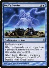 Fool's Demise - Foil Time Spiral MP MTG