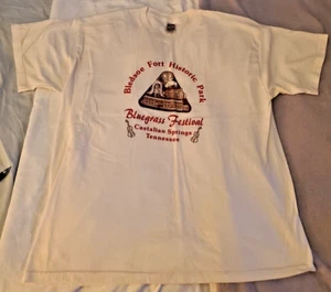 Camiseta Bledsoe Fort Historic Park Bluegrass Festival XL Castalian Springs, TN - Imagen 1 de 11
