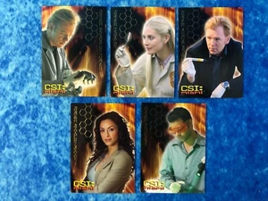 CSI:Miami Series 1 Forensics Gold Foil Cards Complete Chase Card Set - Picture 1 of 7