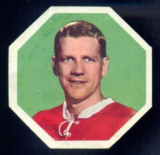 1961-62 YORK PEANUT BUTTER YELLOW BACK #30 Phil Goyette EX+ Montreal Canadiens
