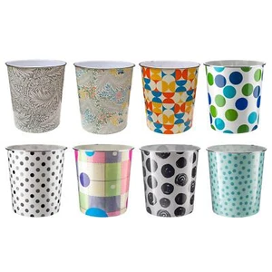7.7L Plastic Waste Paper Dust Bin Round Rubbish Bin For Office Bathroom Kitchen - Picture 1 of 60