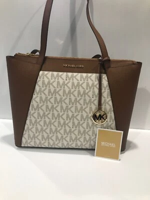 Nuevo Bolso de Mano Grande $248 MICHAELmichael Kors MADDIE Color VAINILA Foto 1 de 4