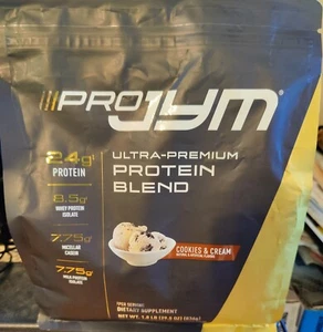 PRO JYM 22 Servings - Ultra Premium Protein Blend , Cookies & Cream 1.8 lbs. - Picture 1 of 4