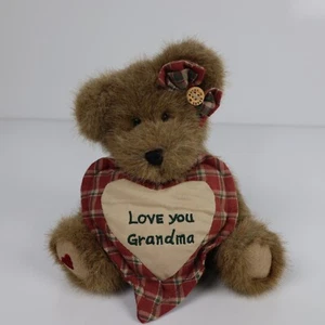 Boyds Bears 8" Plush Jointed Bear,  "I Love You Grandma" - Picture 1 of 6