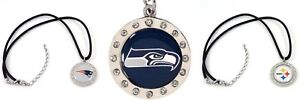  NFL Circle Logo Charm Necklace PICK YOUR TEAM
