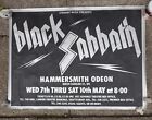 Black Sabbath DIO Orig concert poster Hammersmith Odeon 1980 Heaven Hell Tour