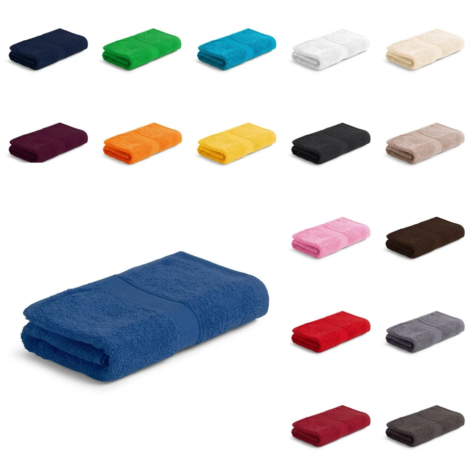 XXL SAUNATUCH 100x200 cm STRANDTUCH BADETUCH SAUNALAKEN 500g/m²  in 17 FARBEN - Bild 1 von 1