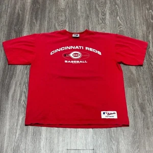 Vintage Cincinnati Reds T-Shirt Mens Large Red Baseball Majestic 1999 MLB Logo - Picture 1 of 12