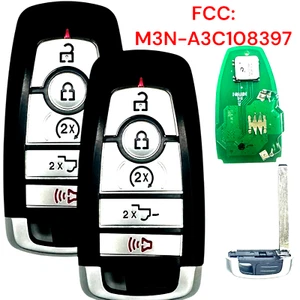 2x for Ford F-150 F-250 F-350 2023 2024 2025 Smart Remote Key Fob M3N-A3C108397 - Picture 1 of 5