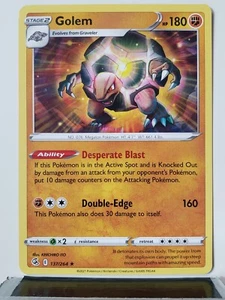 Tarjeta de Pokémon Golem 137/264 casi nueva/m - rara No Holo Fusion Strike $2 envío plano - Imagen 1 de 2
