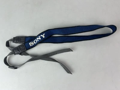 Sony Blue Black Shoulder Neck Strap for Camcorder DSR Handycam VTG OEM - Image 1 of 4