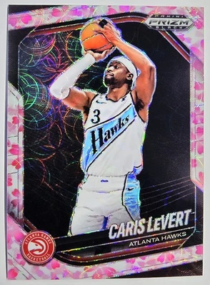 Flor de cerezo con palanca Caris negra Panini Prizm 2024-25/20 SSP Hawks #168 🌸 Foto 1 de 2