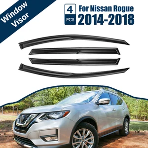 Para Nissan Rogue 2014-2020 Ventana Visera Ventilación Parasol Protectores de Lluvia Deflectores - Imagen 1 de 11