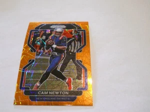 CAM NEWTON LAZER PRIZM PARALLEL NEW ENGLAND PATRIOTS 2021 PANINI PRIZM - Bild 1 von 2