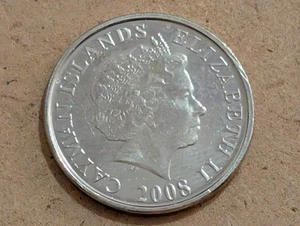 2008 Cayman Islands 10 Cents Actual Coin  - Picture 1 of 2