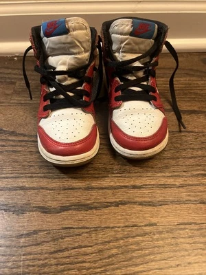 Nike Air Jordan Retro Alto OG TD Spider Man Talla 10c Zapatos Usados Sin Caja Foto 1 de 4