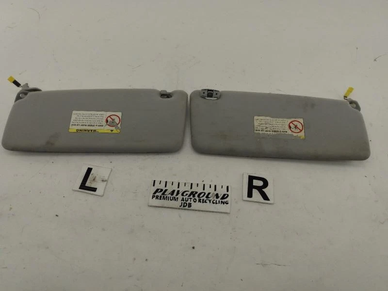 Par de parasoles con espejos retrovisores de tocador para BMW 540i E39 sedán 1997-2003 Foto 1 de 4