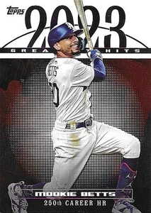 2024 Topps #23GH-28 Mookie Betts 2023 Greatest Hits Los Angeles Dodgers - Picture 1 of 2
