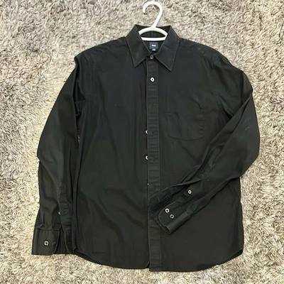 GAP винтажный черный платье рубашка мужская маленький - Изображение 1 из 4