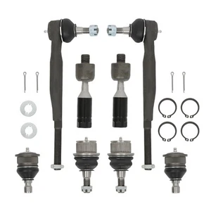 8x Inner Outer Tie Rods Upper Lower Ball Joints For 02-07 Chevrolet Trailblazer - Picture 1 of 13