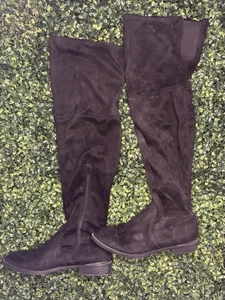 SIMPLY VERA Vera Wang Florence Tall Confident Over The Knee Boots SIZE WOMENS 9 - Picture 1 of 9