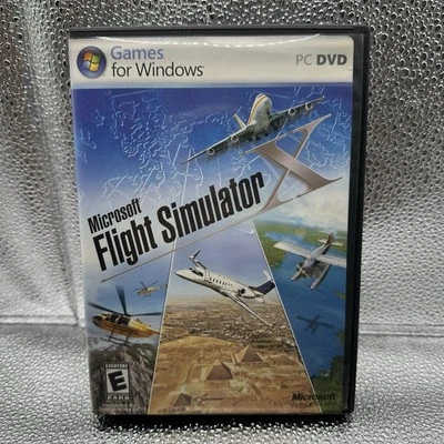 Juego de PC Microsoft Flight Simulator X 2006 DVD clasificación E Windows sin manual Foto 1 de 4