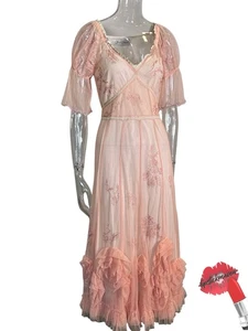Hoffnungsloses romantisches Kleid Damen klein viktorianischer Look Retro Vintage - Bild 1 von 21