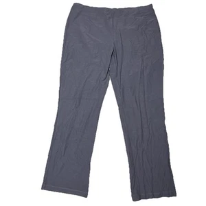 Eileen Fisher System pantaloni in jersey di viscosa slouchy grigio grafite taglia media - Foto 1 di 8