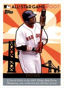 Topps Homerun Derby Contest 2007 #DO David Ortiz Red Sox 340/999 - casi nuevo-como nuevo - Imagen 1 de 2