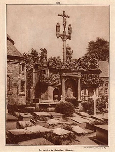 29 GUIMILIAU LE CALVAIRE IMAGE 1930 - Picture 1 of 1