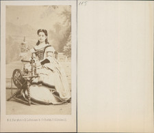 Lehmann, Berlin, Pauline Lucca Vintage CDV albumen carte de visite.Pauline Luc