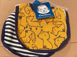 Gerber Neutral Newborn 2 Bib Pack *New* h1 - Picture 1 of 4