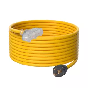 Cavo prolunga generatore stile ventola VEVOR 25 piedi 30 Amp 125 Volt. - Foto 1 di 4