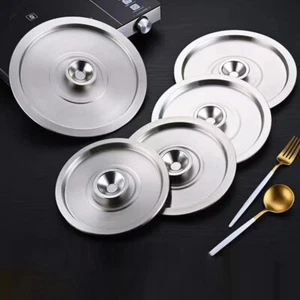 Stainless Steel Lid Frypan Pot Frying Pan Cookware Splatter Protection Cover - Bild 1 von 17