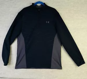 Under Armour Golf Sweatshirt ColdGear Athletic 1/4 Zip Pullover Mens L - Picture 1 of 5