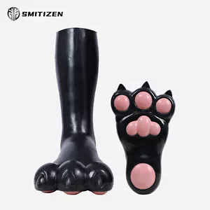 Smitizen Silicone Black And Pink Three-toed Beast Paws for Halloween Party Cos - Picture 1 of 12
