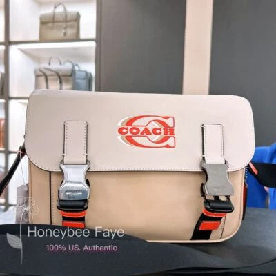 NWT Coach MEN's Track Crossbody In Colorblock Signature Canvas CH106/CC357/CR267 - Image 1 of 4