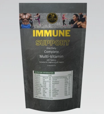 AZUM Complete Multi Vitamins And Minerals Men & Women 120 Tabs A-Z One A Day - Image 1 of 4