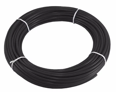 RD AQUA INC BLACK 25' Feet RO Polyethylene Tube 1/4" NSF - RO, Refrigerator Cooler