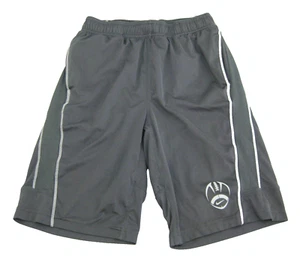 NIKE FOOTBALL Boy's (Size YL Youth Large) Gray Athletic Dri-Fit Shorts Fitness - Picture 1 of 4
